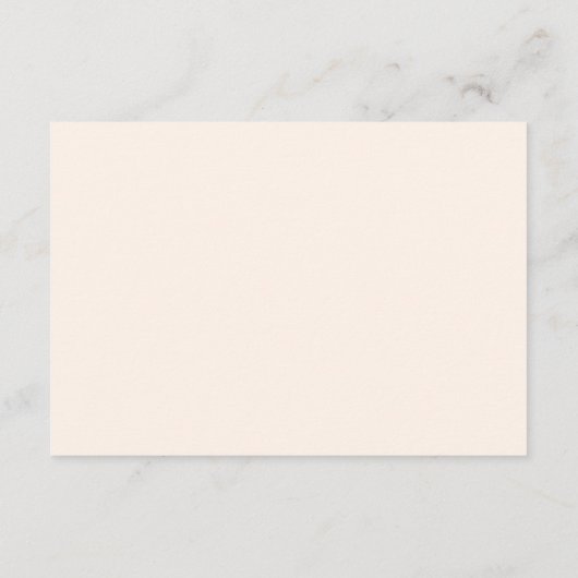 エレガント桃素朴婚披露宴 エンクロージャーカード (裏面)