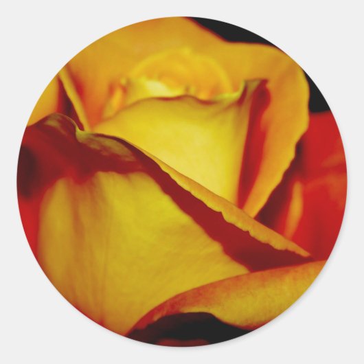 エレガント桃結婚封筒用シール ラウンドシール (正面)