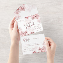 エレガント桜分岐モダン春の結婚式