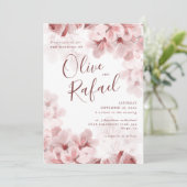 エレガント桜分岐モダン春 招待状 (スタンド正面)