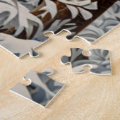 エレガント棒白樹林冬 ジグソーパズル (側面)