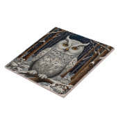 エレガント棒白樹林冬 タイル (側面)