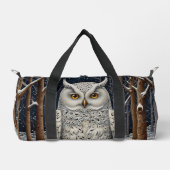 エレガント棒白樹林冬 ダッフルバッグ (正面)