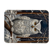 エレガント棒白樹林冬 マグネット (横)