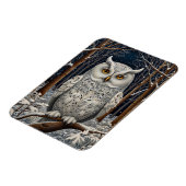 エレガント棒白樹林冬 マグネット (左側)