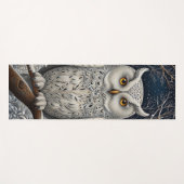 エレガント棒白樹林冬 ヨガマット (正面(横))