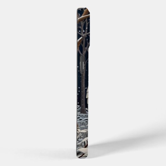 エレガント棒白樹林冬 Case-Mate iPhoneケース (裏面 / 右)