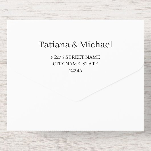 エレガント植物モノグラ結婚ムの黒金ゴールド箔 オールインワン招待状