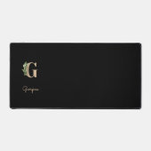 エレガント植物単行文字G デスクマット (正面)