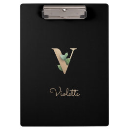 エレガント植物単行文字V クリップボード