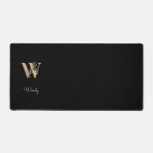 エレガント植物単行文字W デスクマット (正面)