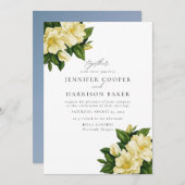 エレガント植物学結婚式招待状 招待状 (正面/裏面)