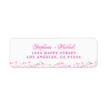 エレガント植物性ピンクの緑離れ色