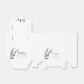 エレガント植物性ユーカリ水の色結婚の フェイバーボックス (折り畳みなし)