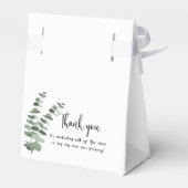 エレガント植物性ユーカリ水の色結婚の フェイバーボックス (裏面サイド)