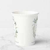 エレガント植物性ユーカリ水の色結婚の 紙コップ (右)