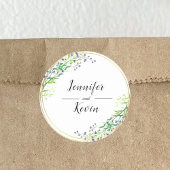 エレガント植物性金ゴールド結婚温室 ラウンドシール