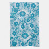 エレガント植物模様 キッチンタオル (縦)