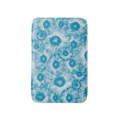 エレガント植物模様 バスマット (正面縦)