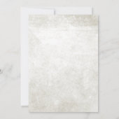 エレガント植物誕生日の招待 招待状 (裏面)