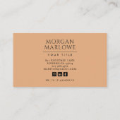 エレガント植物野草植物学フローラ 名刺 (裏面)