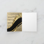 エレガント楽譜 カード (内部)