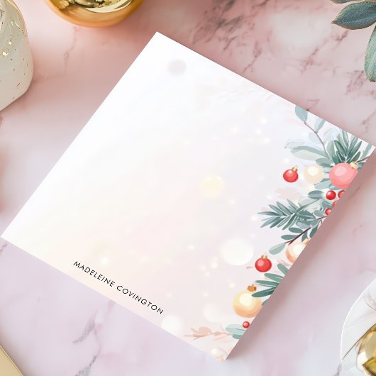 エレガント樹名パーソナライズされた名 ノートパッド