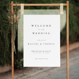 エレガント歓迎結婚の看板ポスター ポスター