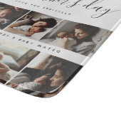 エレガント母の日の写真カスタムコラージュ カッティングボード (角)