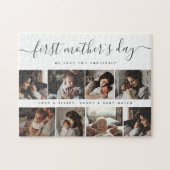 エレガント母の日の写真カスタムコラージュ ジグソーパズル (横)