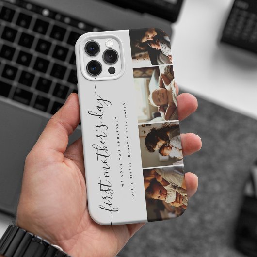 エレガント母の日の写真カスタムコラージュ Case-Mate iPhoneケース