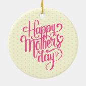 エレガント母の日 |オーナメント セラミックオーナメント (裏面)