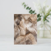 エレガント毛テクスチャ ポストカード (スタンド正面)