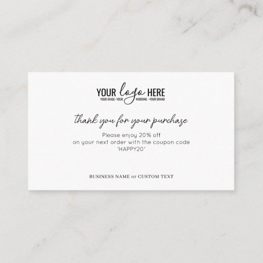 エレガント気にジュエリー指示 エンクロージャーカード (裏面)