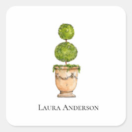 エレガント水の色 スクエアシール