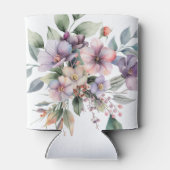 エレガント水カラーフローラ結婚 缶クーラー (裏面)