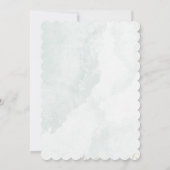 エレガント水仙結婚式招待状 招待状 (裏面)