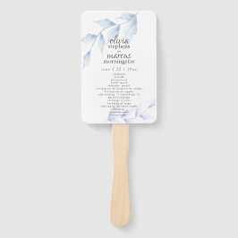 エレガント水彩塵青フローラ計画 ハンドファン