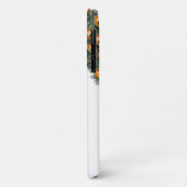 エレガント水彩孔雀パーソナライズされた Case-Mate iPhoneケース (裏面/左)