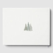 エレガント水彩林素朴結婚林 ゲストブック (裏面)