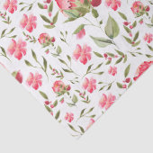 エレガント水彩牡丹フローラ植物学 薄葉紙 (詳細)