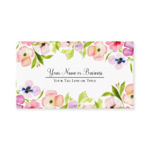 エレガント水彩画フェミニンQRコード