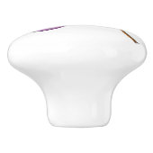 エレガント水彩紫唐揚 セラミックノブ (側面)