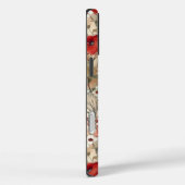 エレガント水彩花パーソナライズされた模様 Case-Mate iPhoneケース (裏面 / 右)