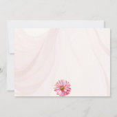 エレガント水彩野草庭園の結婚式 セーブザデート (裏面)