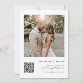 エレガント水彩野草庭園の結婚式 セーブザデート (裏面)