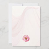 エレガント水彩野草庭園の結婚式 招待状 (裏面)