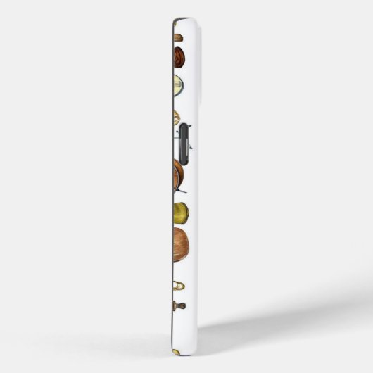 エレガント水彩音楽楽器カスタム Case-Mate iPhoneケース (裏面 / 右)