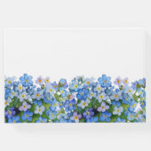 エレガント水忘れ色はい結婚。 ゲストブック (裏面)