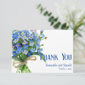 エレガント水忘れ色素 – 無結婚礼 招待状 (スタンド正面)